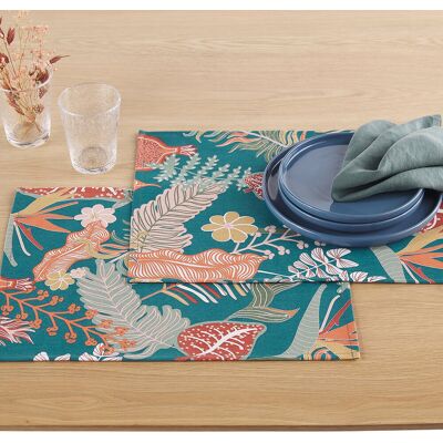 LA REDOUTE INTERIEURS - Set di 2 tovagliette Tropic - Stoviglie LA REDOUTE INTERIEURS - Set di 2 tovagliette Tropic - Stoviglie