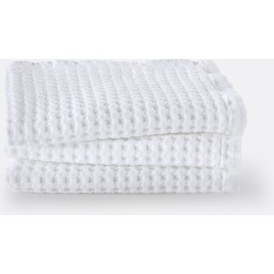 La Redoute Interiors Asciugamani Ospite Tifli - Confezione da 3, 30x50cm, Bianco La Redoute Interiors Asciugamani Ospite Tifli - Confezione da 3, 30x50cm, Bianco