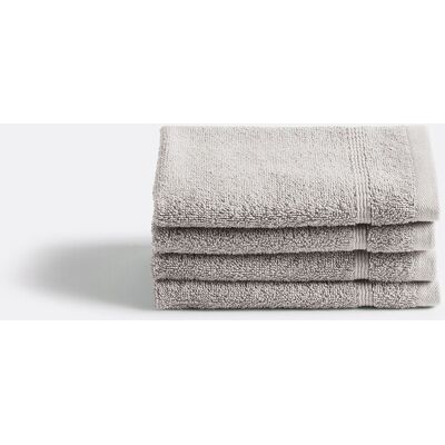 LA REDOUTE INTERIEURS Confezione da 4 asciugamani ospiti spugna 600 g/m², Zavara LA REDOUTE INTERIEURS Confezione da 4 asciugamani ospiti spugna 600 g/m², Zavara