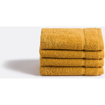 LA REDOUTE INTERIEURS Confezione da 4 asciugamani ospiti spugna 600 g/m², Zavara LA REDOUTE INTERIEURS Confezione da 4 asciugamani ospiti spugna 600 g/m², Zavara