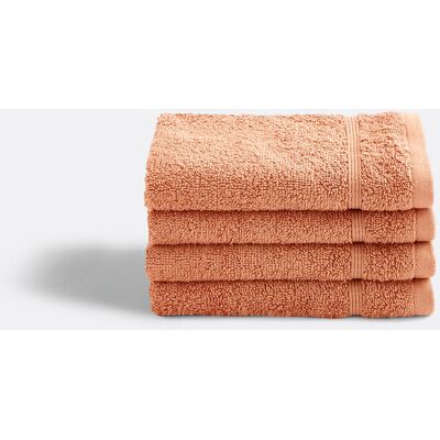 LA REDOUTE INTERIEURS Confezione da 4 asciugamani ospiti spugna 600 g/m², Zavara LA REDOUTE INTERIEURS Confezione da 4 asciugamani ospiti spugna 600 g/m², Zavara