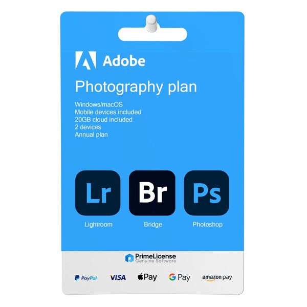 adobe creative cloud photography plan - photoshop + lightroom