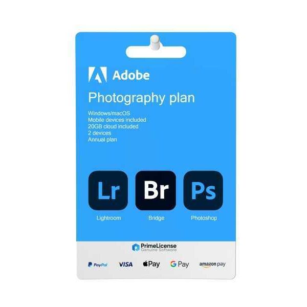 adobe creative cloud photography plan - photoshop + lightroom