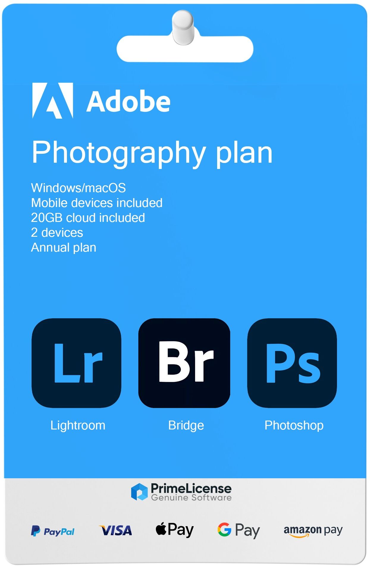 adobe creative cloud photography plan - photoshop + lightroom