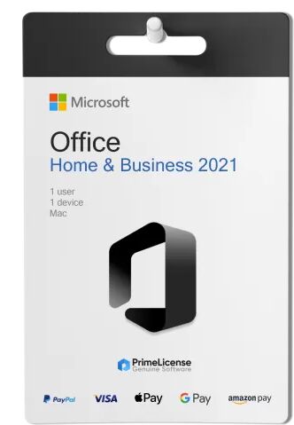 microsoft office home & and business 2021 mac