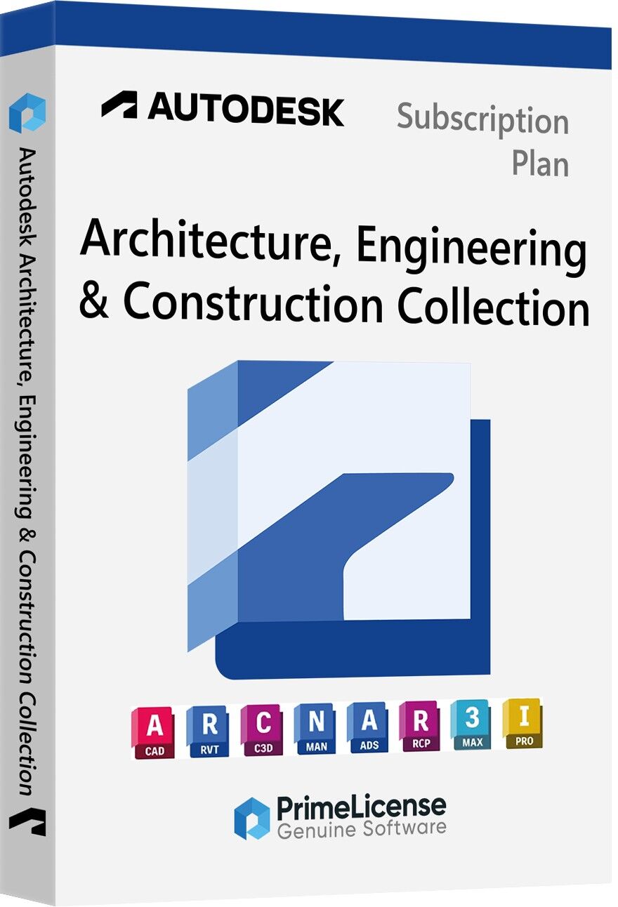 autodesk aec 2024 - 3ds max, autocad, revit, inventor, civil3d, advance steel, navisworks manage