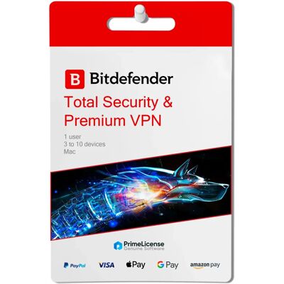 BitDefender Total Security + Premium VPN 1 Anno BitDefender Total Security + Premium VPN 1 Anno
