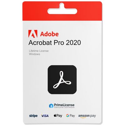 Adobe Acrobat Pro DC 2020 (Windows PC) – Licenza a Vita Adobe Acrobat Pro DC 2020 (Windows PC) – Licenza a Vita