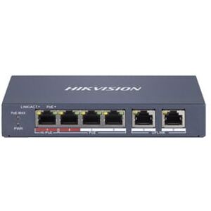 HIKVISION Switch DS-3E1106HP-EI.Pro Series 6 porte managed 8 Mbps 4PoE 60W + 2 uplink Mbps