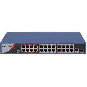 HIKVISION Switch DS-3E0326P-E/M.Value Series 26 porte unmanaged 24 Mbps Poe+1uplink Gbps 1 SFP Gbps