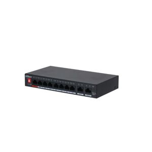 DAHUA PFS3010-8GT-96.Switch unmanaged POE 8 porte Gbps+2Gbps Uplink