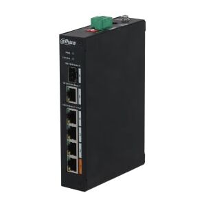 DAHUA PFS3106-4ET-60.Switch unmanaged POE 4 porte Mbps+1Gbps+1Sfp