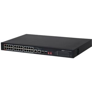 DAHUA PFS3226-24ET-240.Switch Layer 2 unmanaged POE 24 porte 10/100 Mbps +2Gbps+2SFP