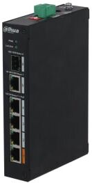 DAHUA PFS3106-4ET-60.Switch unmanaged POE 4 porte Mbps+1Gbps+1Sfp