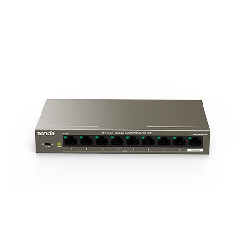 TENDA Desktop Switch 9 Porte con 8 Porte PoE 102W più porta Gbit. TEF1109P-102