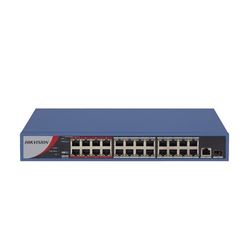 HIKVISION Switch DS-3E0326P-E/M.Value Series 26 porte unmanaged 24 Mbps Poe+1uplink Gbps 1 SFP Gbps