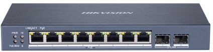 HIKVISION Switch DS-3E1510P-SI.Smart Managed Series 10 porte managed 16Mbps PoE 110W + 2Uplink Fibra