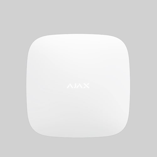 AJAX ALLARM Ajax 11795 Centrale antifurto Bianca con modulo dual sim 2G/3G e Ethernet con Videoverifica e Wi-Fi
