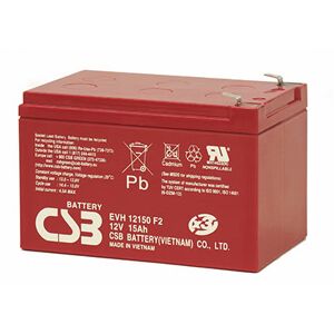 CSB EVH 12150 F2 Batteria CICLICA al piombo 12V 15Ah