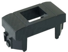 ALPHA ELETTRONICA Alpha 96-500-07.Adattatore Keystone per frutti RJ45 Bticino Living Light Nero