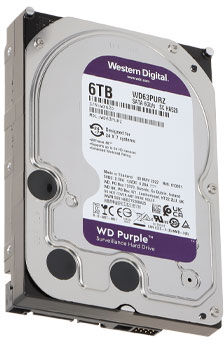 WESTERN DIGITAL WD63PURZ. Hard Disk 3,5 6TB 256MB