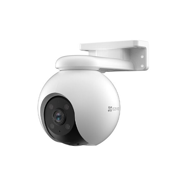 ezviz cs-h8pro3k telecamera wi-fi,pan-tilt,3k,supporta micro sd,audio bidirezionale,sirena/luce