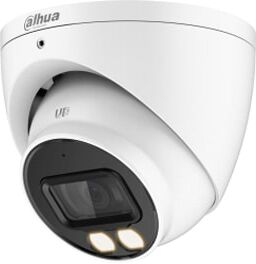 DAHUA HAC-HDW1239T-A-LED.LiteSeries Camera HDCVI Full-Color 2 Mpx Audio WDR 130db lente 2,8mm IR 40m