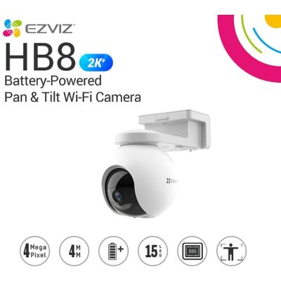 Videocamera di sicurezza IP sferica Ezviz HB8 - Esterno 2560x1440 - Montaggio a parete Videocamera di sicurezza IP sferica Ezviz HB8 - Esterno 2560x1440 - Montaggio a parete