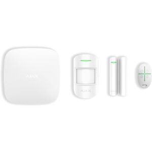 AJAX ALLARM Ajax StarterKit (4G). Kit con HUb2 (4G), Sensore di movimento, contatto magnetico e telecomando