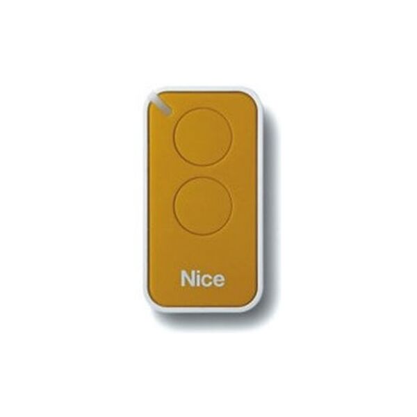 nice automation nice telecomando per automazione cancello colore giallo