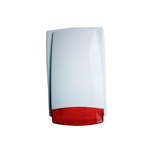 amc sirena antifurto per esterno colore led rosso 115db