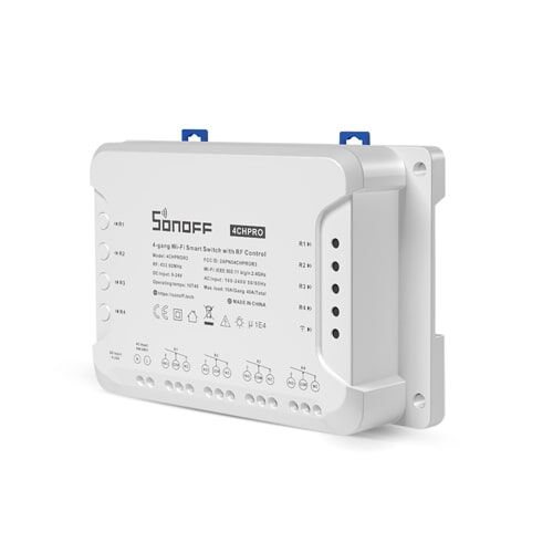 ITEAD SONOFF 4CHPROR3. Smart Switch Wi-Fi per il collegamento di 4 apparecchi elettrici.