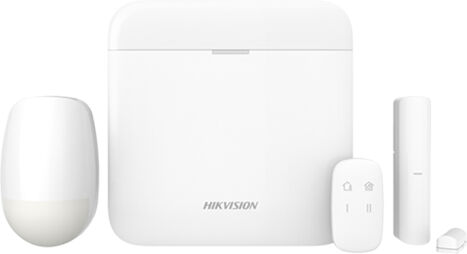 HIKVISION AX Pro . Kit completo di centrale 64zone GSM, telecomando , rivelatore,contatto magnetico