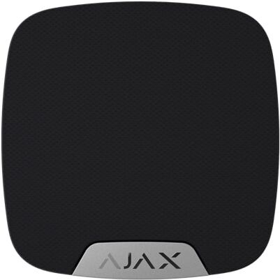 AJAX ALLARM Ajax 38110 Sirena antifurto per interni Nera wireless con indicazione di stato inserito/disinserito