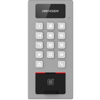HIKVISION DS-K1T502DBFWX. Access control e intercom Standalone tastiera lettore card e impronte HIKVISION DS-K1T502DBFWX. Access control e intercom Standalone tastiera lettore card e impronte