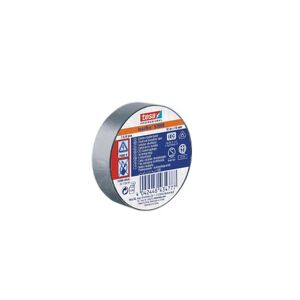 TESA 53988 Nastro isolante professionale in PVC per applicazione elettriche Grigio 20mt x 19 mm