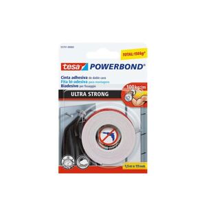 TESA 55791 Nastro bioadesivo Ultra strong Bianco 1,5mt x 19 mm