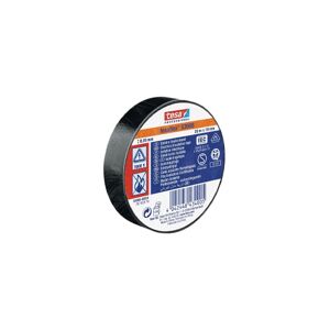 TESA 53988 Nastro isolante professionale in PVC per applicazione elettriche Nero 20mt x 19 mm