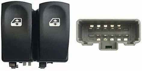 Alzacrtistallo Pulsantiera Per Renault Modus 2009 - Anteriore Lato Sinistro Sx 10 Pin