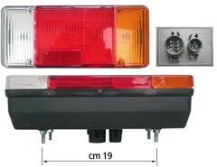 Csd Parts Fanale Posteriore Per Iveco Eurocargo 60-120-150 Lato Dx 500382617 98421202