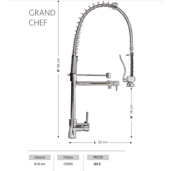 toscohome miscelatore grand chef