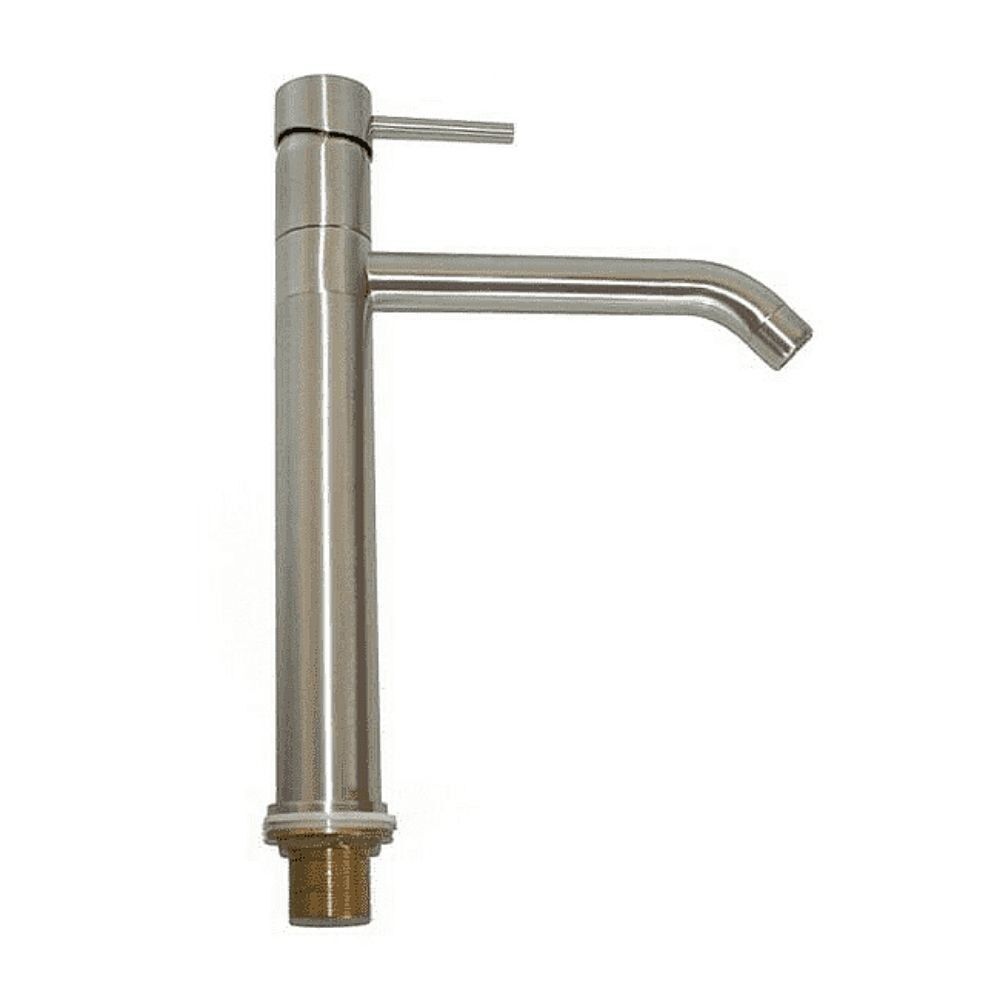 Toscohome Miscelatore per lavabo inox finitura cromata - Lena