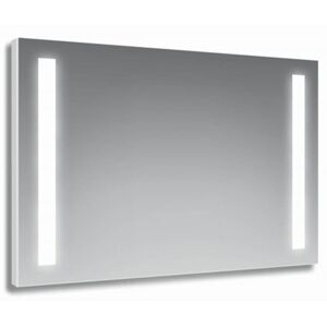 Toscohome Specchio 100x70 cm con fasce LED filo lucido - Halifax