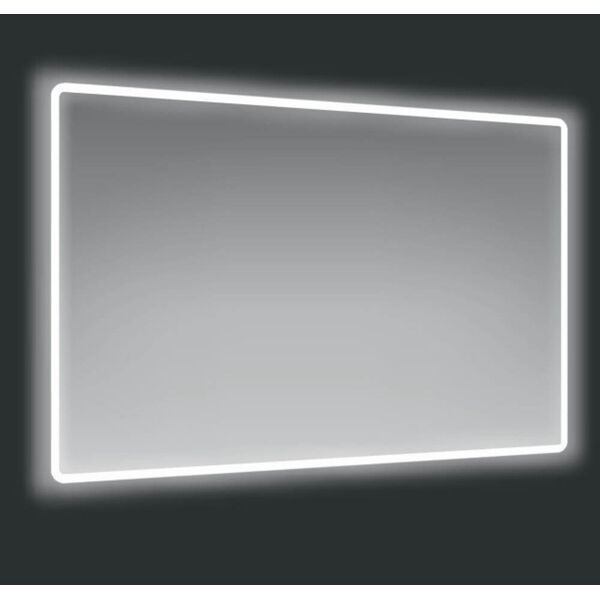 toscohome specchio 120x70 cm con cornice led retroilluminata - victoria