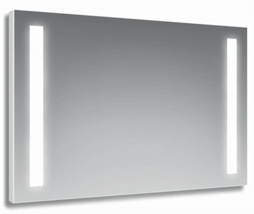 Toscohome Specchio 100x70 cm con fasce LED filo lucido - Halifax