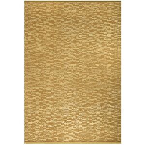 Toscohome Tappeto antiscivolo 160x230 cm superficie lucida colore oro - Angel