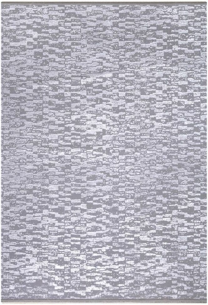 Toscohome Tappeto antiscivolo 160x230 cm superficie lucida colore tortora - Angel