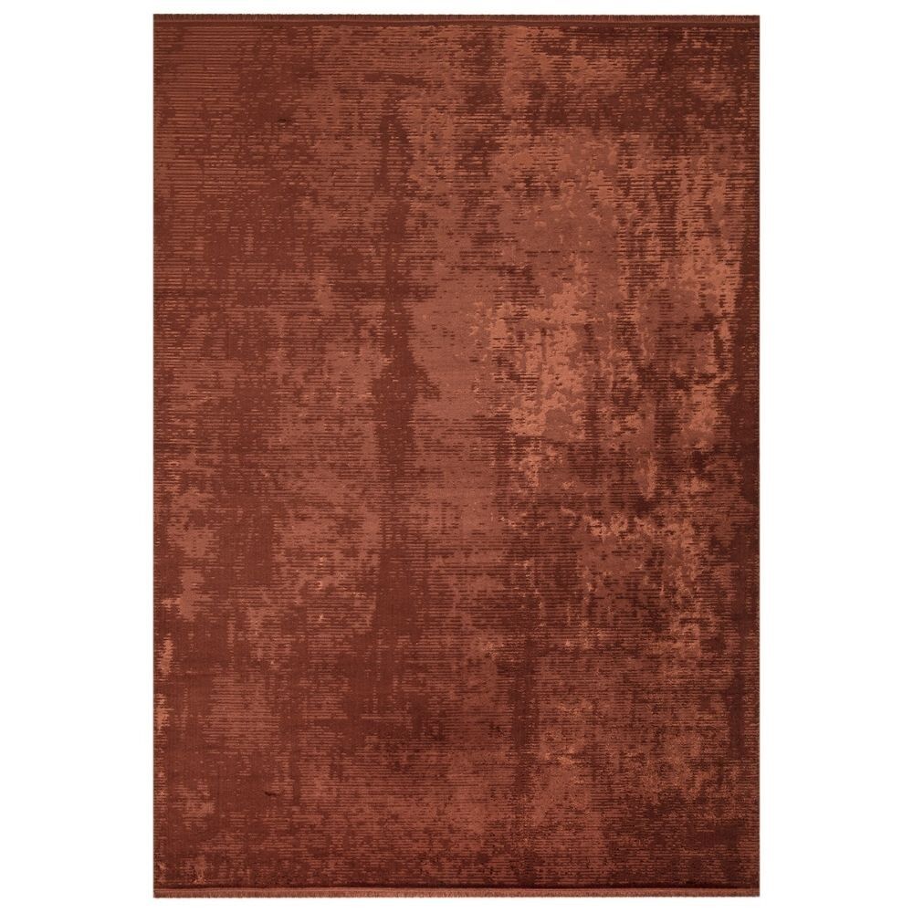 Toscohome Tappeto antiscivolo 160x230 cm vintage bambÃ¹ colore arancione tabacco