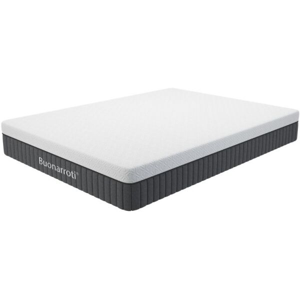 toscohome materasso matrimoniale 160x190x25h in memory foam fenice