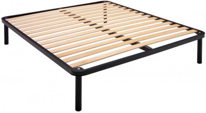 Toscohome Rete ortopedica una piazza e mezza 120x190 cm con doghe in legno - Flexac